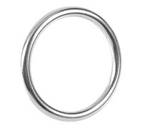 1 Pc O Anneau Rond Avec 304 Grade En Acier Inoxydable Pour Bateau Marine Cercle Poli Pour La Ligne De Matériel De Plein Air à 6mm (06035)
