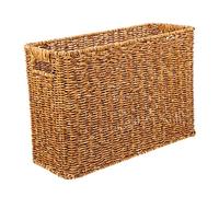 1 Pc Panier De Rangement Porte-revue Panier De Canne Bacs De Rangement En Osier Décor De Bureau Serveur Panier Paniers Panier à Revues Tissé Plastique Jacinthe Cadre Debout