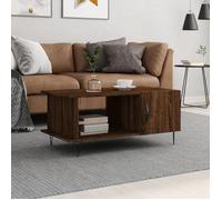 1 pc - Petite table à tiroir - VIDAXL - Table basse,Table de salon chêne marron 90x50x40 cm - Bois d'ingénierie fr_98553855