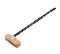 1 PC Pizza For Brush avec poils en laiton, brosse à four à pizza 8x32 avec gratte