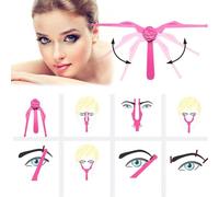 1 Pc Pliable Bricolage Sourcil Modele Professionnel Sourcil Regle Forme Pochoirs Eyeliner Beaute Regle Beaute Maquillage Outils