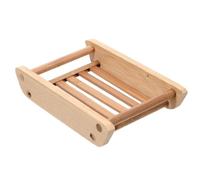 1 Pc Porte- Économiseur De en Bambou Étui à Ancien Porte Éponge De Cuisine Porte-éponge pour Évier Plateau De en Barre Forme De Bateau Bac De Vidange
