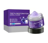 1 PC Poudre Blanchissante Dents 35g - Sans Peroxyde & Vegan,Blanchiment Dentaire Professionnel,Élimination Immédiate Taches Café/Thé/Vin,Haleine Fraîche 12H + Action Polissante,Pour Dents Sensibles