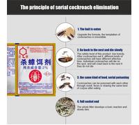 1 pc - Poudre Insecticide Miraculeuse Efficace Pour Tuer Les Cafards Appât Pour Tuer Les Cafards Médicament