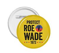 1 pc Pro Abortion Right Pro Choice Bouton Broches Support 1973 Roe V. Wade Badge rond Garder l'avortement en toute sécurité Cercle légal Épingles de poitrine Mon corps Mon utérus Mon choix Broche Déco