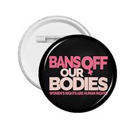 1 pc Pro Abortion Right Pro Choice Bouton Broches Support 1973 Roe V. Wade Badge rond Garder l'avortement en toute sécurité Cercle légal Épingles de poitrine Mon corps Mon utérus Mon choix Broche Déco