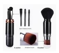 1 Pc Pro Pinceaux Cosmetiques À Double Tête Blush Poudre Brosse Applicôteur D'ombre À Paupieres Pinceaux De Maquillage
