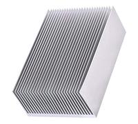 1 Pc Radiateur En Aluminium Kit Radiateur Refroidisseur De Refroidissement pour Amplificateur Led Transistor IC Module 100 * 69 * 36mm