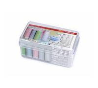 Gütermann Boîte d'aiguille de couture 728160 Coton Transparent 20 x 0,7 x 5 cm