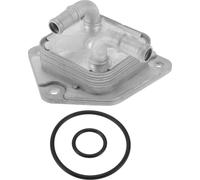 1 Pc Refroidisseur D'Huile Moteur Pour Honda Fit 2015-2019 Refroidisseur D'Huile De Transmission Avec Joints Toriques N°255605T0003 Alliage D'Aluminium Ton Argent