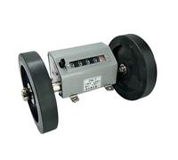 1 PC roue roulante 4 chiffres 5 chiffres longueur mécanique compteur compteur compteur gris(4 Digit Meter Z94-F)