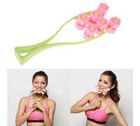 1 Pc Rouleau De Massage Portable Pour Le Visage Type De Fleur Rouleau De Massage Anti-Rides Pour Le Visage Amincissant Outils De Beaute Relaxation Du Visage