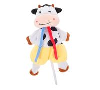 1 Pc serviette apaisante bavoirs bebe bavoir bebe amours pour jouet en peluche jouets jouet de vache de dessin animé pour bébé Spandex super doux blanche Abaodam