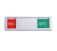 1 Pc Signalisation Slider Door Sign Les Produits D'édition D'accueil Panneau De Porte Vacant Occupé Au-dessus De L'accroche-porte En Magnétique Bureau Aluminium Ne Pas Déranger