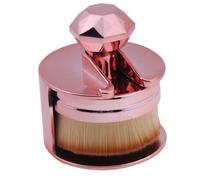 1 Pc Simple Brosse De Fond De Teint Push-Pull Design Unique Pinceaux De Maquillage Plat Rond Pinceau De Maquillage Pour Liquide Cosmetique Maquiagem