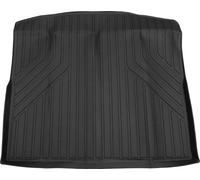 1 Pc Tapis De Coffre Arrière Pour Volkswagen Golf Alltrack 2017-2019 Tpe Noir Tapis De Coffre À Bagages Plateau De Coffre À Bagages Motif À Rayures Longues