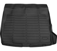 1 Pc Tapis De Coffre Arrière Pour Volvo S60 2019-2024 B5 T8 Antidérapant Tpe Noir Tapis De Coffre Arrière Pour Bagages Et Cargaison Plateau De Coffre Plat Motif À Rayures Longues