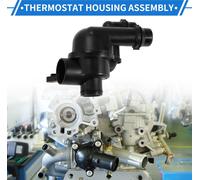 1 Pc Thermostat De Voiture Pour Land Rover Freelander 2002-2005 2.5L V6 En Plastique Durable Noir Assemblage De Boîtier De Thermostat Liquide De Refroidisement Moteur Intérieur