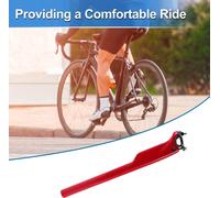 1 Pc Tige De Selle De Vélo 27.2X400Mm Tige De Selle De Vélo Tube De Selle Universel Coussin De Siège Réglable Angle En Fibre De Carbone Rouge