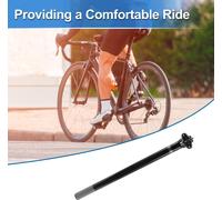1 Pc Tige De Selle De Vélo 27,2X450Mm Tige De Selle De Vélo Tube De Selle Universel Angle De Selle Réglable En Fibre De Carbone Noir Brillant Gris