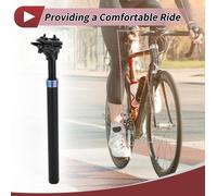 1 Pc Tige De Selle De Vélo Avec Amortisseur De Suspension Pour La Plupart Des Vtt Tube De Selle De Vélo 27,2X350Mm Noir Couleur Assortie Alliage D'Aluminium