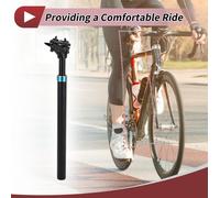 1 Pc Tige De Selle De Vélo De Montagne Avec Amortisseur De Suspension Tige De Selle De Vélo Tube De Selle 27,2X400Mm Noir Couleur Assortie Alliage D'Aluminium