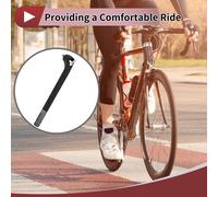 1 Pc Tige De Selle De Vélo De Route Vtt Bmx 20 Degrés Offset Tige De Selle De Vélo Tube De Selle 27,2X350Mm Fibre De Carbone Noir Mat