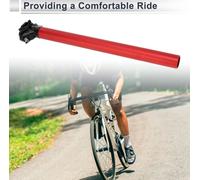 1 Pc Tige De Selle De Vélo Universelle À Angle Réglable 30.9X400Mm Tube De Selle De Selle De Vélo En Alliage D'Aluminium Rouge
