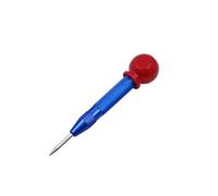 1 pc trou de poinçon central automatique avec capuchon Impact réglable à ressort presse bois marqueur Dent outil travail du foret(Blue)