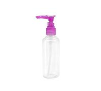 1 pc Vide Rechargeable En Plastique Distributeur Pompe Bouteille Pour Lotion Shampooing Huile De Massage Distributeur Bouteille Pompe Distributeur Bouteille Shampooing Bouteille De Voyage Couleur Aléa