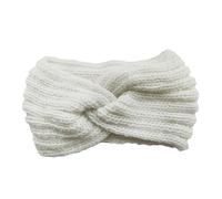 1 PC Vintage Knitted Twisted Hairband, Warm And Stylish For Autumn And Winter, Perfect For Daily Street Wear(WHITE)