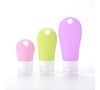 1 Pc Voyage Bouteilles Rechargeables Silicone Lotion De Soin De La Peau Shampooing Gel Presser Bouteille 38 Ml/60 Ml/90 Ml Tube Conteneurs Rechargeables
