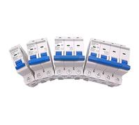 1 Pcs 1 2 Pole Din Rail Mini Disjoncteur Domestique Commutateur D'air Boîte De Distribution Équipement Mécanique Protection Du Moteur (Size : 1 Pole, Color : 6A)(16a,2 Pole)