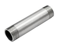 1 Pcs 1/4" 3/8" 1/2" 3/4" 1" 1-1/4" 1-1/2" Filetage Mâle Égal 100 Mm Rallonge Tube Raccord De Tuyau Connecteur En Acier Inoxydable 316(1")