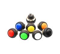 1 pcs 12mm PBS-33B Waterproof Momentary ON OFF Push Button Swithch Round Switch NWPNLXEA(Rot)