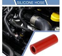 1 Pcs 16Mm 0.63" Di 76Mm 2.99" Longueur 0 Degré Tuyau En Silicone Rouge Pour Voiture Tuyau De Liquide De refroidissements Universel