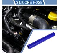1 Pcs 16Mm 0.63" Id 200Mm 7.87" Longueur 0 Degré Tuyau En Silicone Bleu Pour Voiture Universel.
