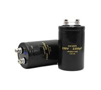 1/PCS 250V2200UF 50 * 80MM 22000UF 250V condensateur électrolytique de filtrage Audio à vis en aluminium 105 ℃ Appareils électroniques