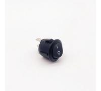 1 PCS,3 Pin,Round Socket Switch Black ON-OFF, Switch 6A/10A 125V AC,Power Supply Rocker Switch Button Controls Switches