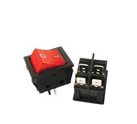 1 PCS,30/40A 250V AC High Current,ON/OFF,Special for Eelding Machine,KCD4,Sterling Silver Point,Rocker Power Button Switches NWPNLXEA(1pcs 4Pin red-01)