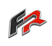 1 Pcs 3D En Métal FR Voiture Côté Fender Arrière Arrière Emblème Badge Sticker Autocollants pour Voitures