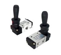 1 PCS 3H210-06 3H210-08 3H310-08 3H310-10 3H410-15 Vanne pneumatique à trois voies et deux positions 1/8 1/4 3/8 1/2 à poignée(3H410-15)