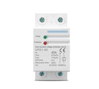 1 pcs 40A 230V Din rail automatic recovery reconnect over voltage and under voltage protective device protection relay AUOQKQUT(40A)