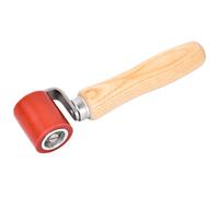 1 PCS 40mm Rouleau de Pression à Main en Silicone Outil de Soudage Résistant Haute Température, pour Soudage Bâches PVC Rouleau à Sertir Rouleau de Toiture Pression Couture en Silicone Rouge