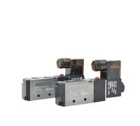 1 pcs 4v210-08 Électrovanne électrique pneumatique Contrôle directionnel Vanne magnétique à air 12 V 24 V 220 V 4v210(4V41015 AC24V,8mm fitting)