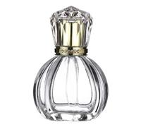 1 PCS 50 ml / 1.7 oz Vide Rechargeable Forme De Citrouille Verre En Verre Brume Spray Bouteilles De Parfum Atomiseur Cosmétiques Conteneur Pot Pot Flacons Titulaire pour Fragrance Toner Pure Rosée