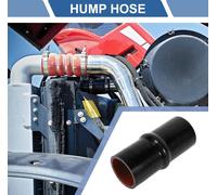 1 Pcs 57Mm/2,24" 152Mm/5,98" Tuyau De Silicone Noir Rouge Pour Voiture Tuyau De Collier De refroidissements Universel.