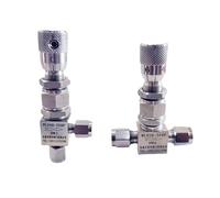 1 pcs 6 8 10 12 mm 1/16" 1/8" 1/4" 3/8" OD Tuyau De Compression En Acier Inoxydable 304 Soupape à Brochage Débit Micro Régulateur Dosage(4mm,Normal Précision)