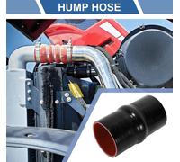 1 Pcs 76Mm/2.99" 152Mm/5.98" Longueur Tuyau En Silicone Noir Rouge Tuyau En Bosse Universel Pour Liquide De refroidissements De Voiture.