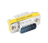 1 Pcs 9 Broches Rs-232 Db 9 Mâle à Mâle Câble Série Adaptateur Adaptateur Adaptateur Promotion partout dans le monde Jaune et Bleu et Argent Bon Marché Bon Traitement